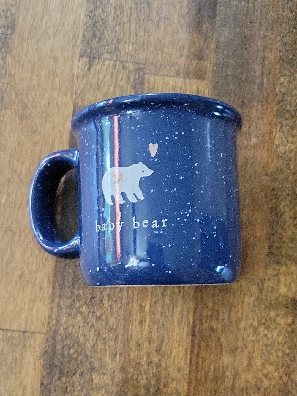 Cookie & Co. Baby Bear Navy Speckled Ceramic Mug - Picture 5 of 9
